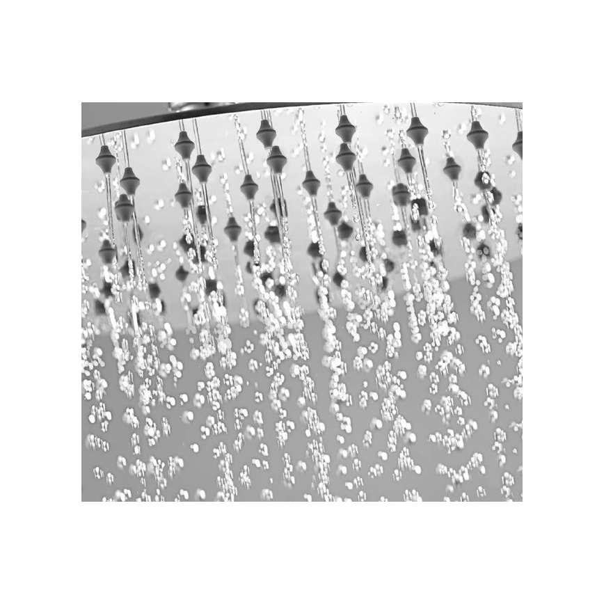 Sapho - Κεφαλή ντουζ SLIM 25x25 cm polished ανοξείδωτο ατσάλι