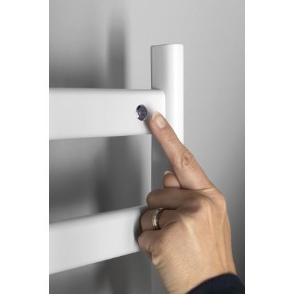 Sapho - Ηλεκτρική πετσετοκρεμάστρα ELIAS 105 W 73x49 εκ. ματ λευκή