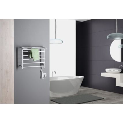 Sapho - Ηλεκτρική πετσετοκρεμάστρα ELZOR 60 W 47 x 50 εκ. ματ λευκό