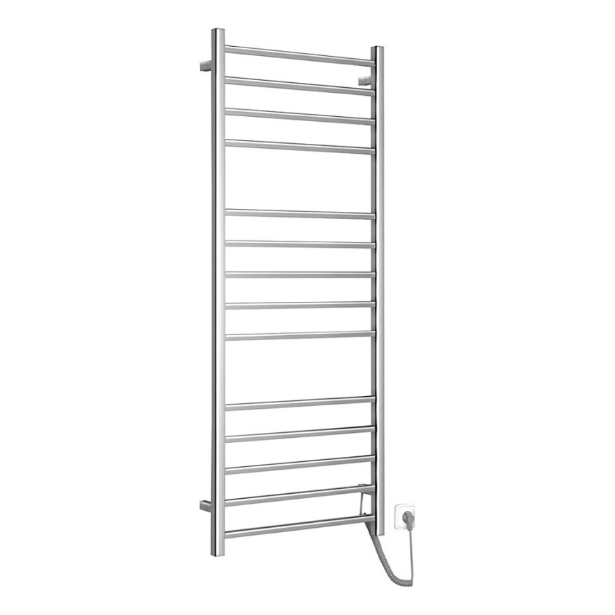 Sapho - Ηλεκτρική πετσετοκρεμάστρα ESKINADO 130W/230V 150 cm γυαλιστερό χρώμιο δεξιά γωνιακή