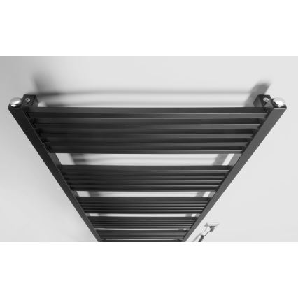 Sapho - Ηλεκτρική πετσετοκρεμάστρα METRO-E 800W/230V 60x162 cm ματ μαύρο