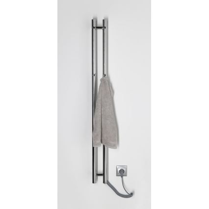 Sapho - Ηλεκτρική πετσετοκρεμάστρα PAPINADO 40W 120x11 cm γυαλιστερό χρώμιο