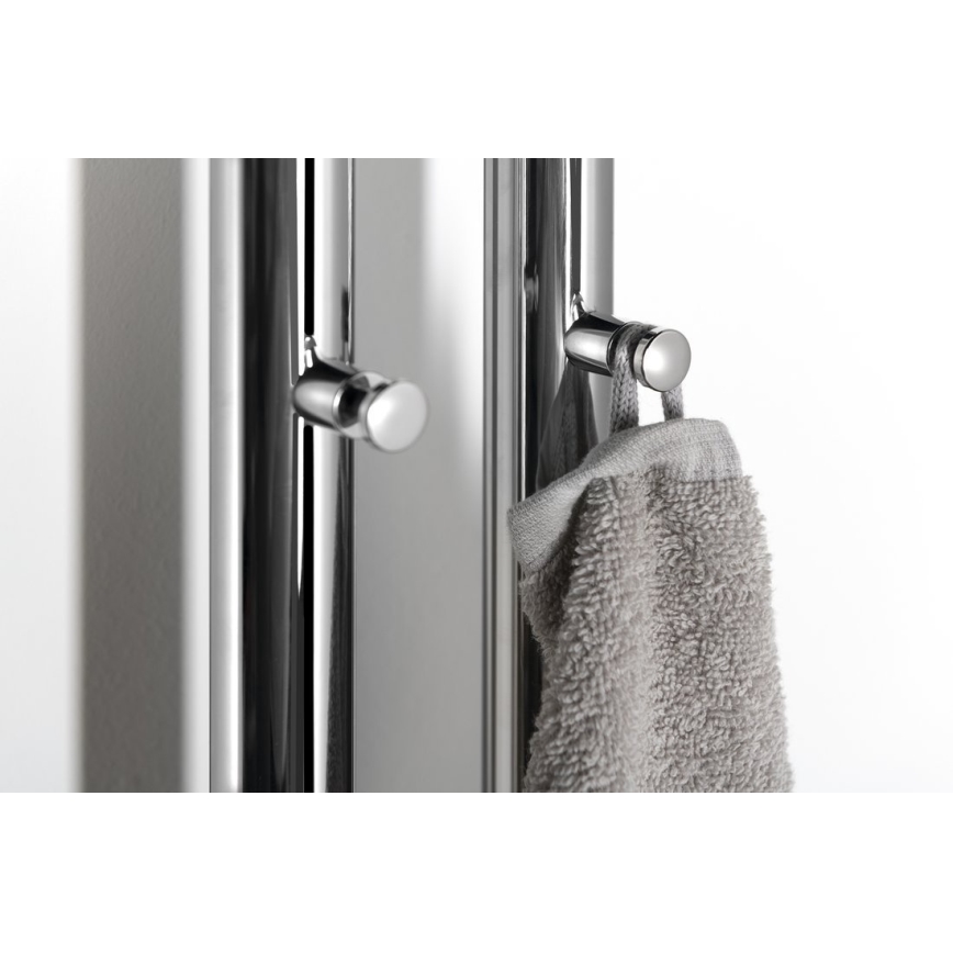 Sapho - Ηλεκτρική πετσετοκρεμάστρα PAPINADO 40W 120x11 cm γυαλιστερό χρώμιο