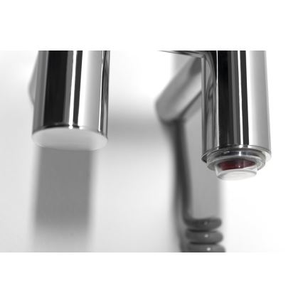 Sapho - Ηλεκτρική πετσετοκρεμάστρα PAPINADO 40W 120x11 cm γυαλιστερό χρώμιο