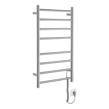Sapho - Ηλεκτρική πετσετοκρεμάστρα REDONDO 75W/230V 90 cm γυαλιστερό χρώμιο δεξιά στρογγυλή