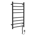 Sapho - Ηλεκτρική πετσετοκρεμάστρα REDONDO 75W 90x50 cm μαύρο ματ