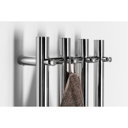 Sapho - Ηλεκτρική θερμαινόμενη κρεμάστρα πετσετών PAPINADO 85W 120x26 cm γυαλιστερό χρώμιο δεξιά