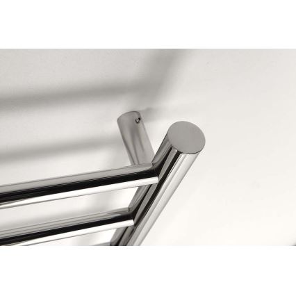 Sapho - Ηλεκτρική θερμαινόμενη πετσετοκρεμάστρα REDONDO 130W/230V 63x116 cm σε γυαλιστερό χρώμιο