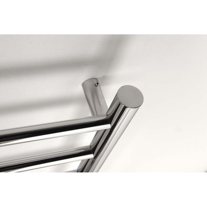 Sapho - Ηλεκτρική θερμαινόμενη πετσετοκρεμάστρα REDONDO 130W/230V 63x116 cm σε γυαλιστερό χρώμιο