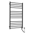 Sapho - Ηλεκτρικός στεγνωτήρας πετσετών REDONDO 130Wn116x63 cm μαύρο ματ