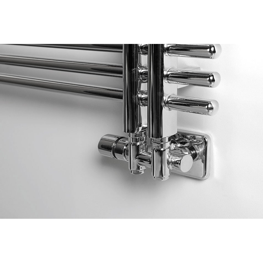 Sapho - Σετ θερμοστατικής σύνδεσης για κεντρική σύνδεση TWIN COMBI αριστερό/γυαλισμένο χρώμιο