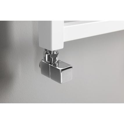 Sapho - Σετ σύνδεσης γωνιακών βαλβίδων CUBE 2 τεμ. γυαλιστερό χρώμιο