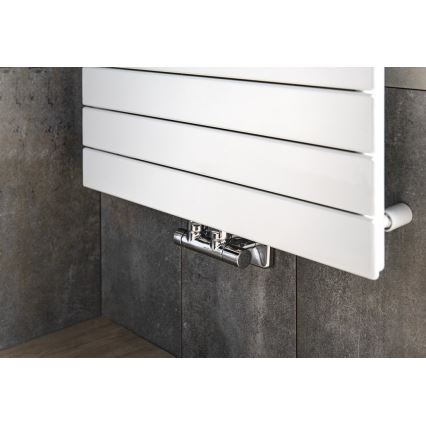 Sapho - Σετ βαλβίδων σύνδεσης για κεντρική σύνδεση TWIN, γυαλιστερό χρώμιο