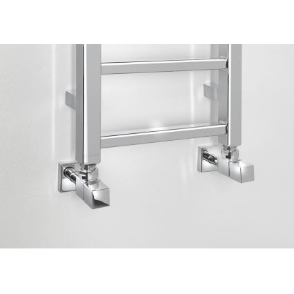 Sapho - Πετσετοκρεμάστρα μπάνιου METRO LIGHT 211W/230V 30x114 cm γυαλιστερό χρώμιο