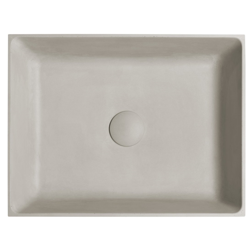 Sapho - Επιτραπέζιος νιπτήρας FORMIGO 47,5x36,5 cm μπετόν/ματ σε αμμώδη απόχρωση