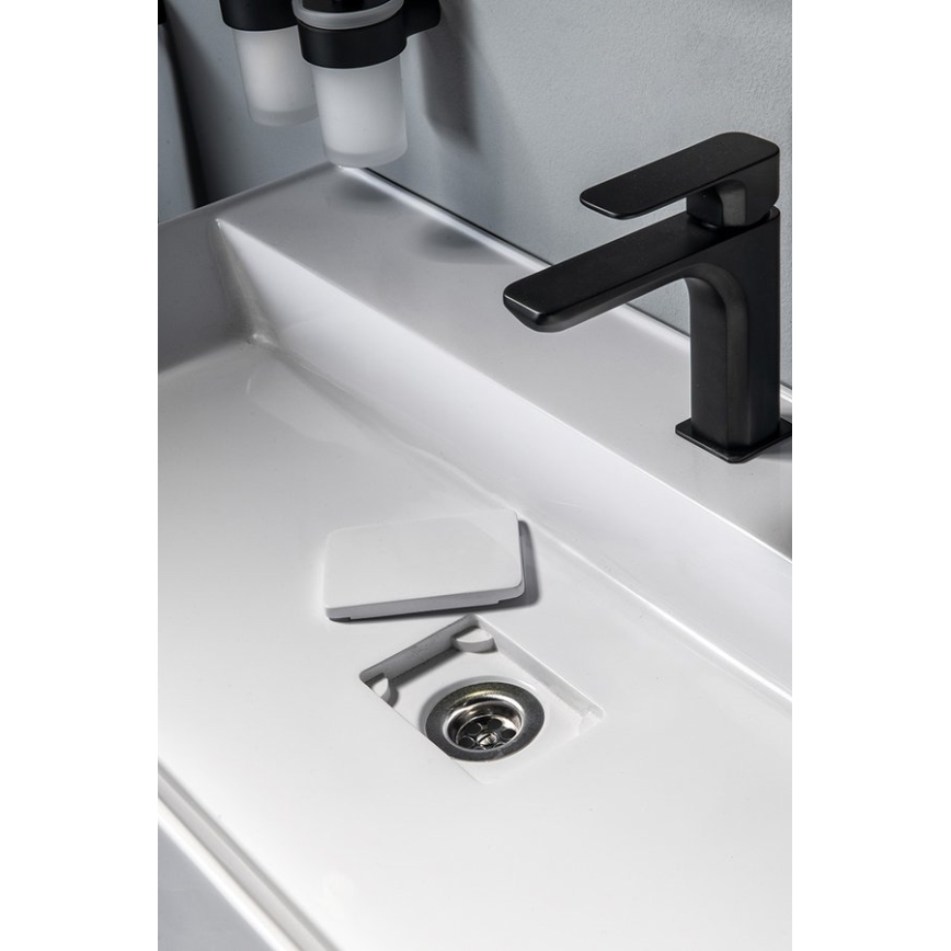 Sapho - Επιτραπέζιος νιπτήρας GODIVA 68x44 cm μάρμαρο/λευκό