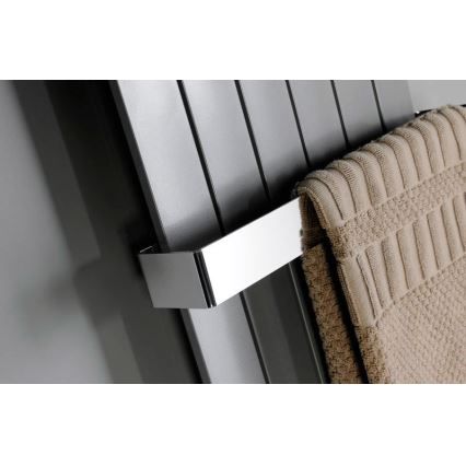 Sapho - Επιτοίχια κρεμάστρα πετσετών COLONNA 8x65 cm βουρτσισμένο ανοξείδωτο