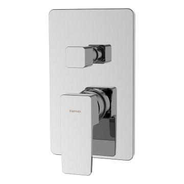 Sapho - Εντοιχιζόμενος μίκτης ντους TURSI γυαλιστερό χρώμιο