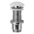 Sapho - Βαλβίδα νιπτήρα Click-Clack BLOK διάμ. 6,7 cm μάρμαρο/λευκό