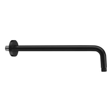 Sapho - Βραχίονας ντους στρογγυλό 40 cm ματ μαύρο