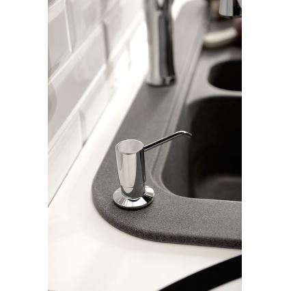 Sapho - Εντοιχιζόμενο Dispenser υγρού σαπουνιού γυαλιστερό χρώμιο