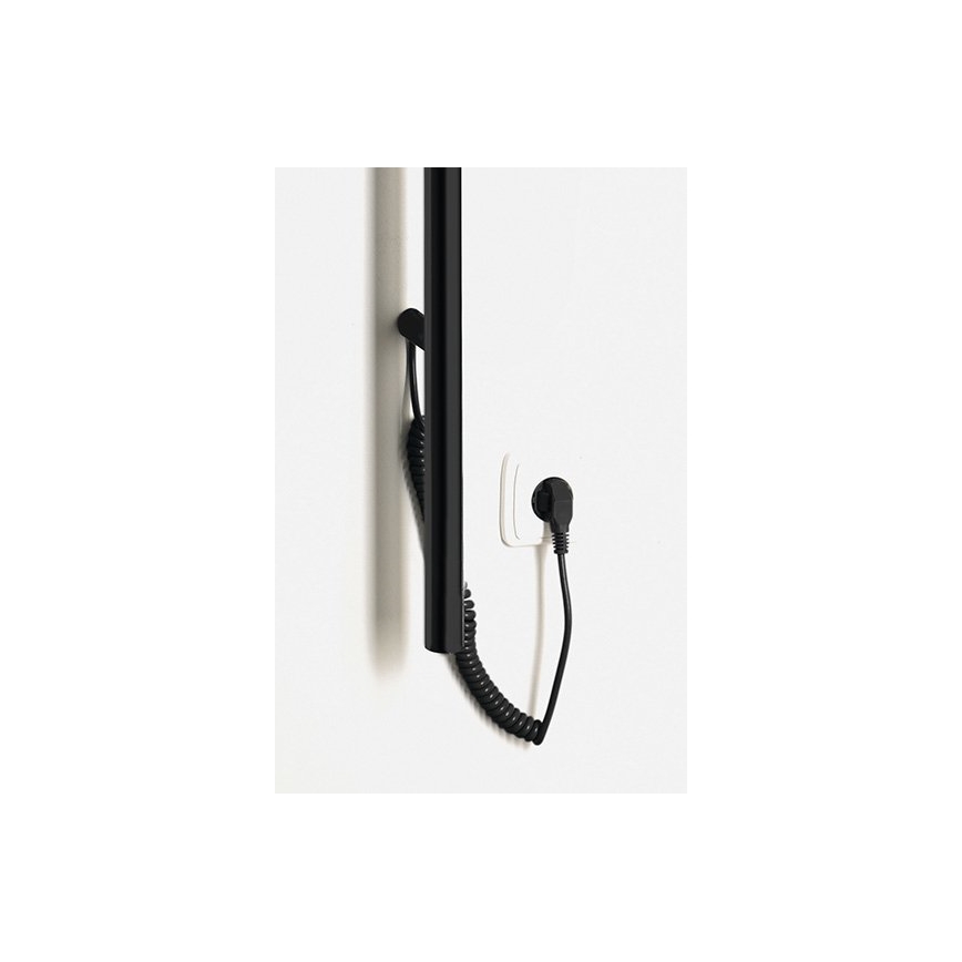 Sapho - Ηλεκτρική πετσετοκρεμάστρα PASADOR 30W/230V 150 cm ματ μαύρο