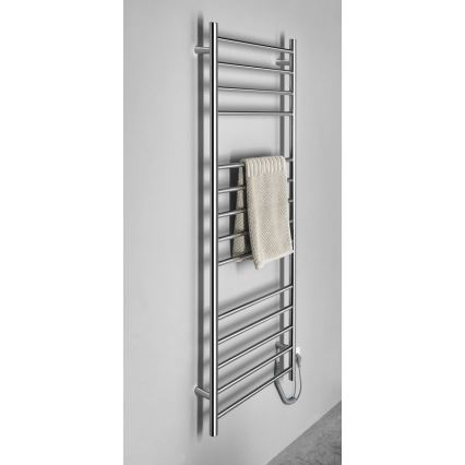 Sapho - Ηλεκτρική πετσετοκρεμάστρα REDONDO 130W/230V 150 εκ. γυαλιστερό χρώμιο δεξιά στρογγυλή