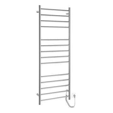 Sapho - Ηλεκτρική πετσετοκρεμάστρα REDONDO 130W/230V 150 εκ. γυαλιστερό χρώμιο δεξιά στρογγυλή