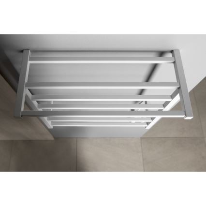 Sapho - Θερμαινόμενη πετσετοκρεμάστρα ELZOR 60W/230V 47x50 cm ματ λευκή