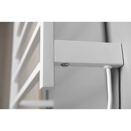 Sapho - Θερμαινόμενη πετσετοκρεμάστρα ELZOR 60W/230V 47x50 cm ματ λευκή