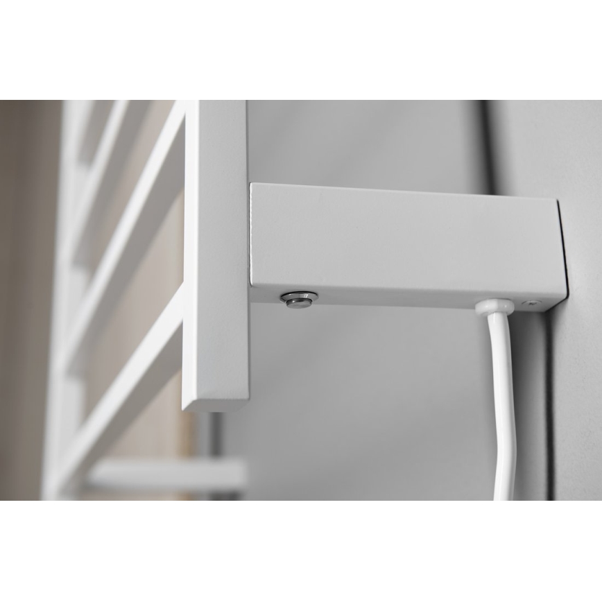 Sapho - Θερμαινόμενη πετσετοκρεμάστρα ELZOR 60W/230V 47x50 cm ματ λευκή