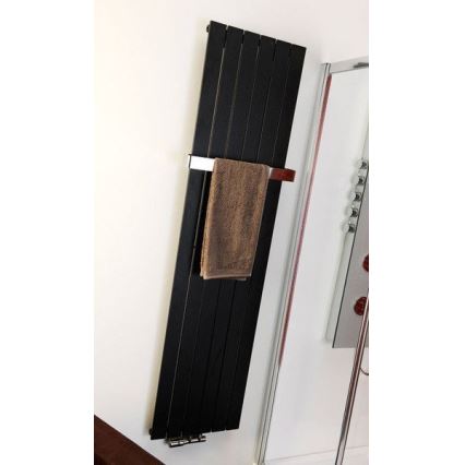 Sapho - Θερμαντικό σώμα μπάνιου COLONNA 180x45 cm μαύρο