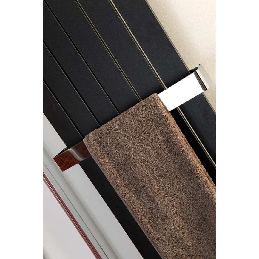 Sapho - Θερμαντικό σώμα μπάνιου COLONNA 180x45 cm μαύρο
