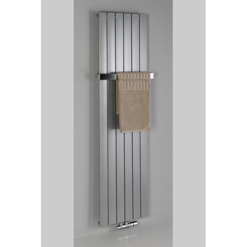 Sapho - Θερμαντικό σώμα μπάνιου COLONNA 180x60 cm ασημί