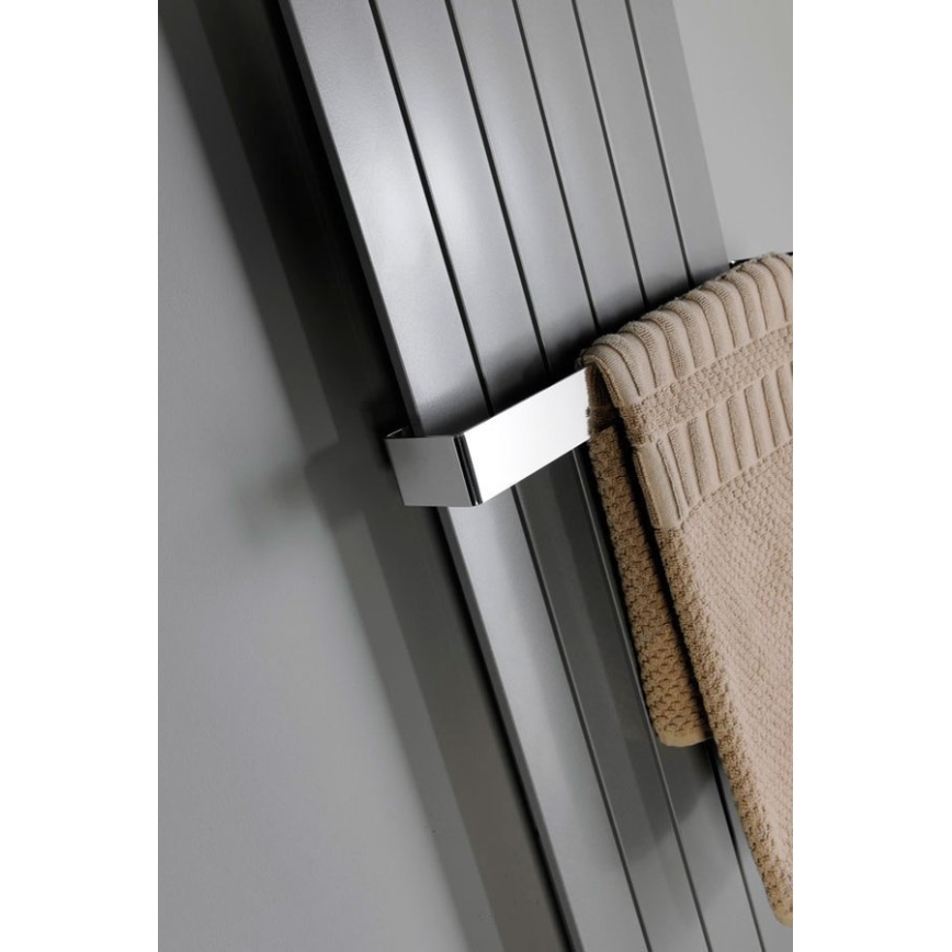 Sapho - Θερμαντικό σώμα μπάνιου COLONNA 180x60 cm ασημί
