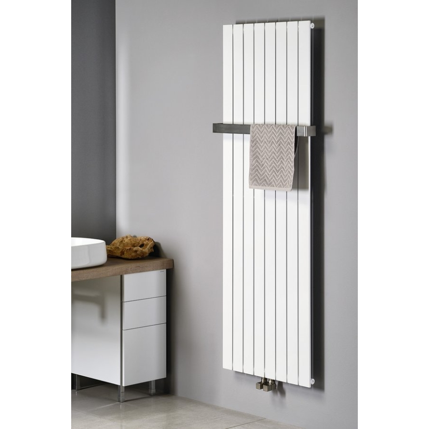 Sapho - Θερμαντικό σώμα μπάνιου COLONNA 614W/230V 29x180 cm λευκό