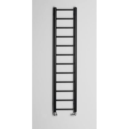 Sapho - Θερμαντικό σώμα μπάνιου DINA 138x30 cm ματ μαύρο