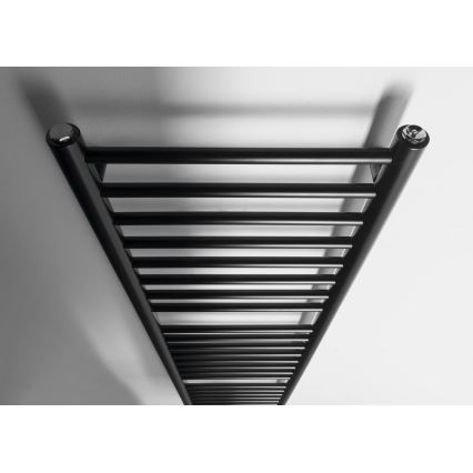Sapho - Θερμαντικό σώμα μπάνιου DINA 156x40 εκ. ματ μαύρο