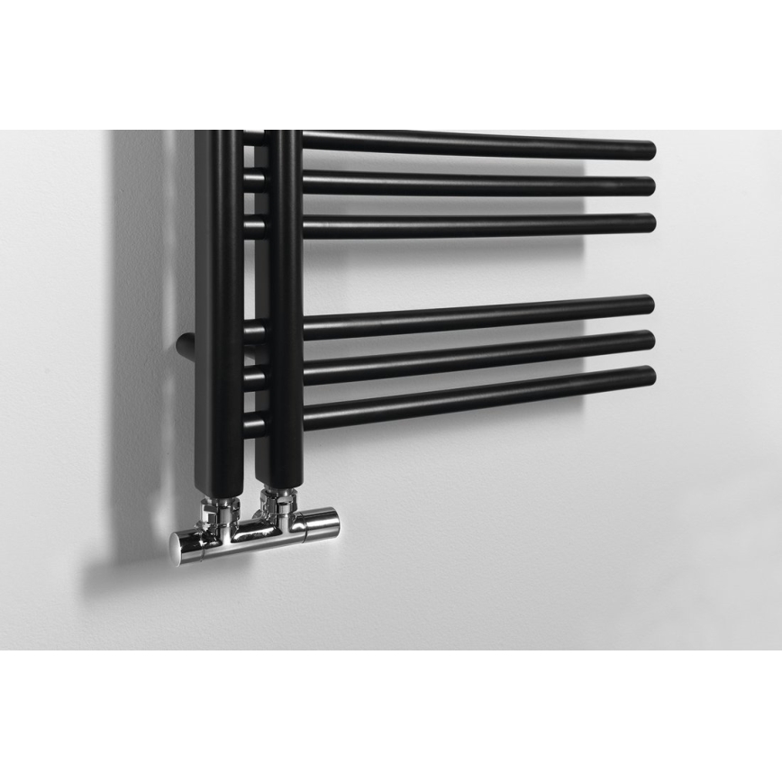 Sapho - Θερμαντικό σώμα μπάνιου DORLION 400W/230V 50x120 cm σε μαύρο ματ