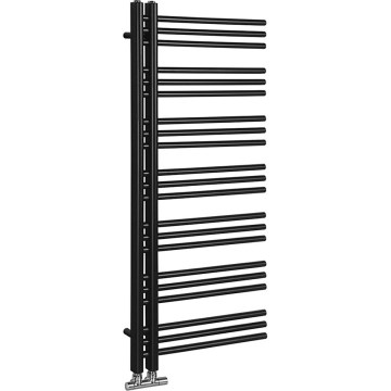 Sapho - Θερμαντικό σώμα μπάνιου DORLION 400W/230V 50x120 cm μαύρο ματ