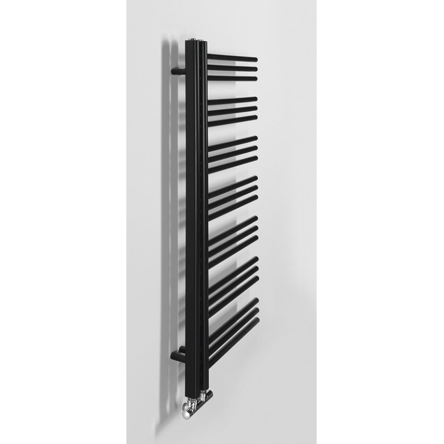 Sapho - Θερμαντικό σώμα μπάνιου DORLION 400W 50x120x50 cm μαύρο ματ