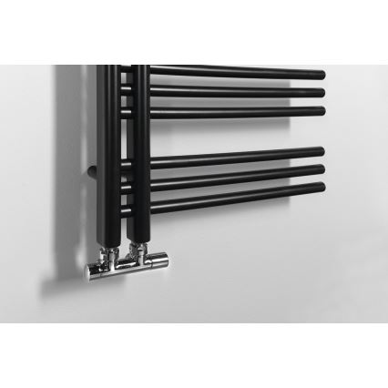 Sapho - Θερμαντικό σώμα μπάνιου DORLION 400W 50x120x50 cm μαύρο ματ