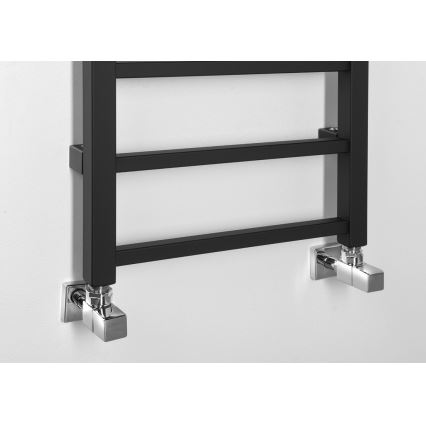 Sapho - Θερμαντικό σώμα μπάνιου METRO DOS 150x40 cm ματ μαύρο