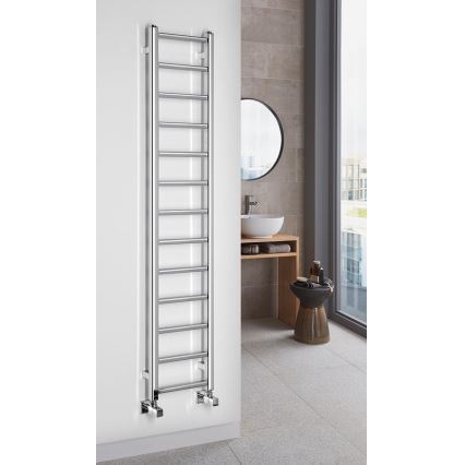 Sapho - Θερμαντικό σώμα μπάνιου METRO LIGHT 150x30 cm γυαλιστερό χρώμιο