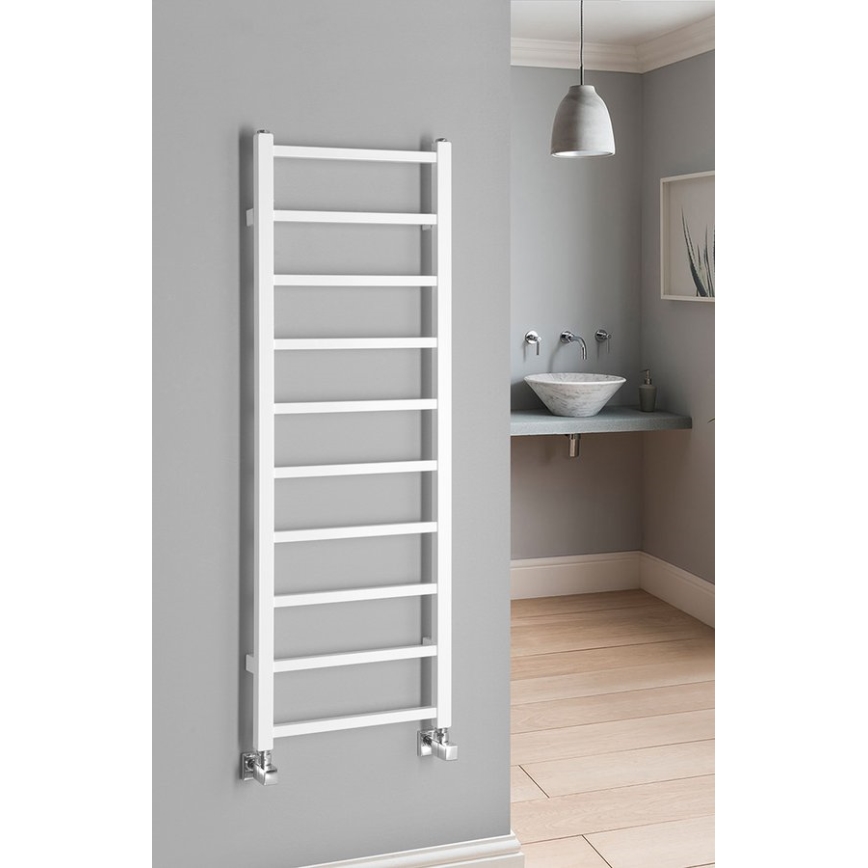 Sapho - Θερμαντικό σώμα μπάνιου METRO LIGHT 247 W, 40 x 114 εκ., λευκό