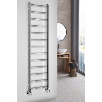 Sapho - Θερμαντικό σώμα μπάνιου METRO LIGHT, 323W/230V, 40x150 cm, σε γυαλιστερό χρώμιο