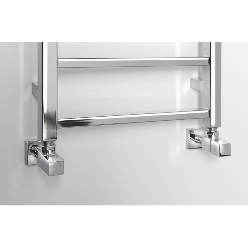 Sapho - Θερμαντικό σώμα μπάνιου METRO LIGHT, 323W/230V, 40x150 cm, σε γυαλιστερό χρώμιο