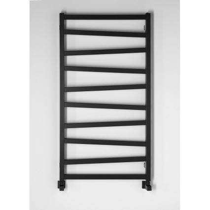 Sapho - Θερμαντικό σώμα μπάνιου ZIG 110x60 cm μαύρο