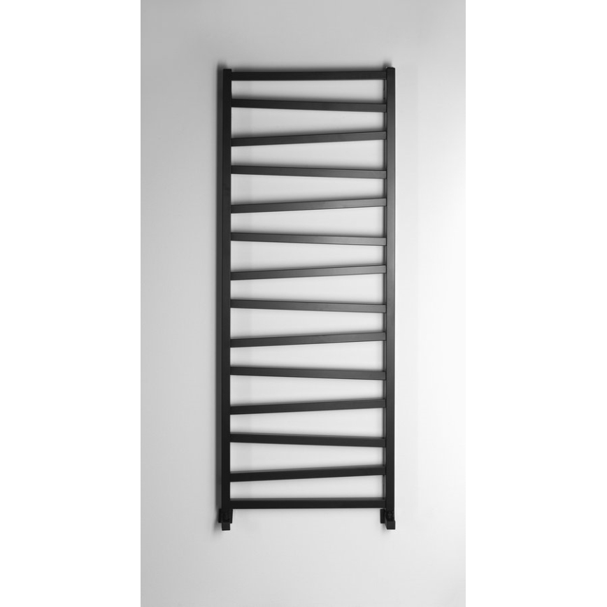 Sapho - Θερμαντικό σώμα μπάνιου ZIG 709W 60x157 cm μαύρο