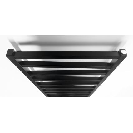 Sapho - Θερμαντικό σώμα μπάνιου ZIG 709W 60x157 cm μαύρο